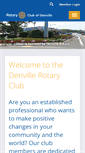 Mobile Screenshot of denvillerotary.org